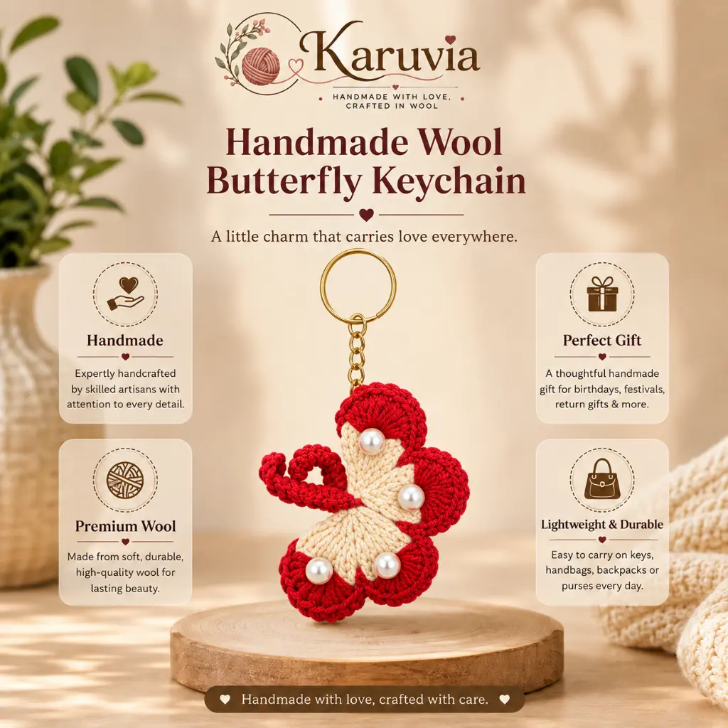 Karuvia Butterfly Keychain Feature.webp
