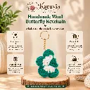 Karuvia Green Butterfly Keychain features.webp
