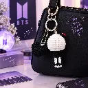 BTS-Inspired Crochet Lightstick & Heart Keychain Bag.webp