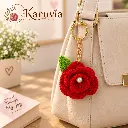 Rose Bloom Keychain Purse.webp