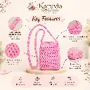 Karuvia Blush Bloom Crochet Sling Bag Features.webp