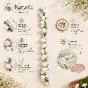 Karuvia Handmade Crochet Gajra – White Floral Feature.webp